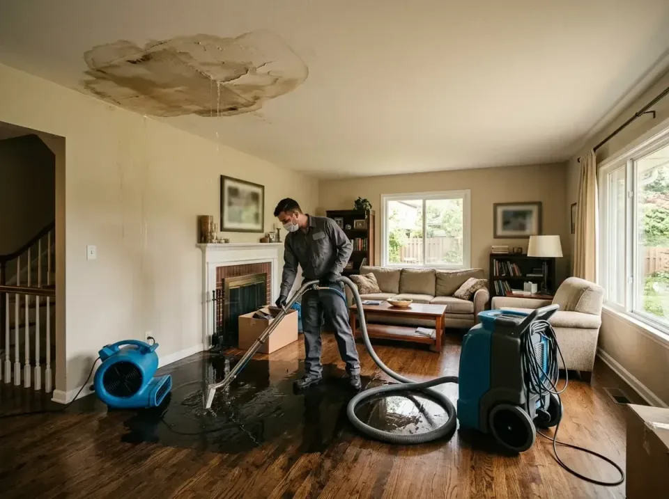 attic-pipe-burst-ceiling-drip-008 — frequently asked questions, Water Damage Restoration & Carpet Care in Sioux City, IA